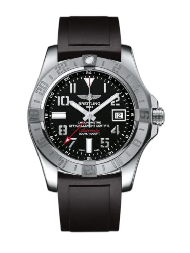 Avenger II GMT Stainless Steel / Volcano Black / Rubber