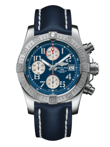 Avenger II Stainless Steel / Mariner Blue / Calf / Folding