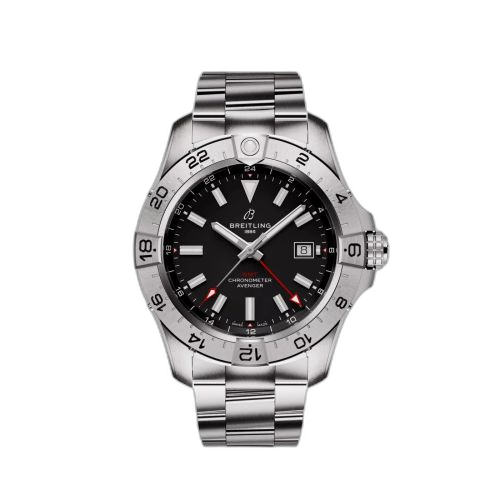 Avenger Automatic GMT 44 Stainless Steel / Black / Bracelet