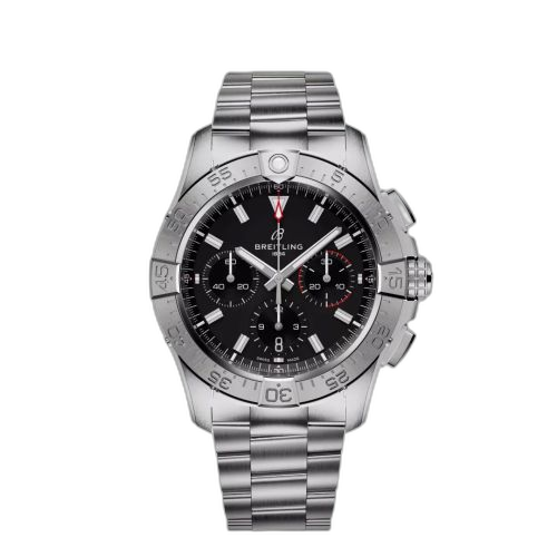Avenger B01 Chronograph 42 Stainless Steel / Black / Bracelet