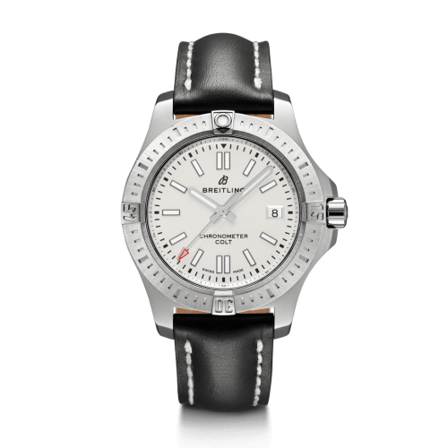 Chronomat Colt 41 Automatic Silver / Calf / Folding