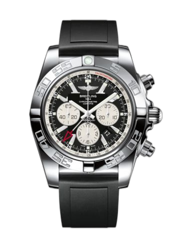 Chronomat 47 GMT Stainless Steel / Onyx Black / Rubber