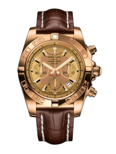 Chronomat 44 Rose Gold / Golden Sun / Croco