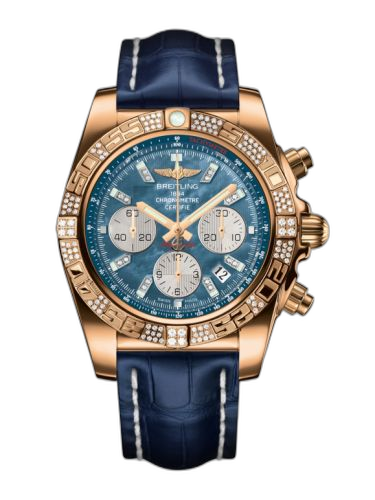 Chronomat 44 Rose Gold / Diamond / Black Pearl Diamond / Bracelet