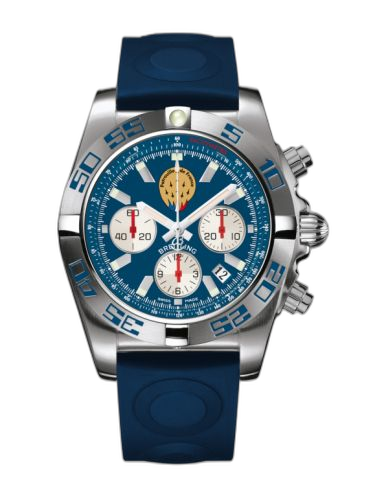 Chronomat 44 Stainless Steel / Patrouille de France / Rubber