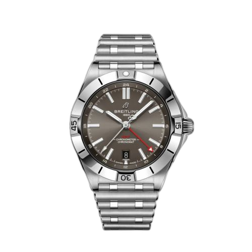 Chronomat 40 GMT Stainless Steel / Grey / Rouleaux