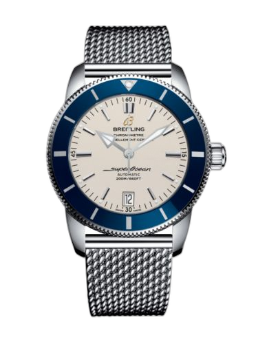 Superocean Heritage II 42 Stainless Steel / Blue / Silver / Bracelet