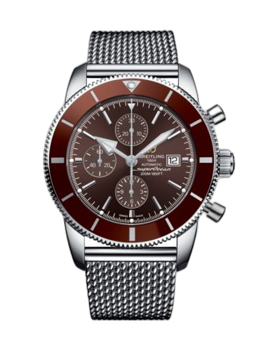 Superocean Heritage II 46 Chronograph Stainless Steel / Bronze / Bronze / Milanese