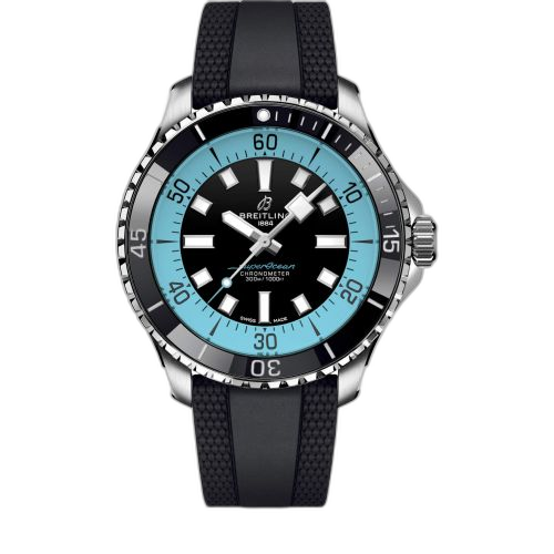 SuperOcean Automatic 44 Stainless Steel / Black - Blue / Rüschenbeck Edition