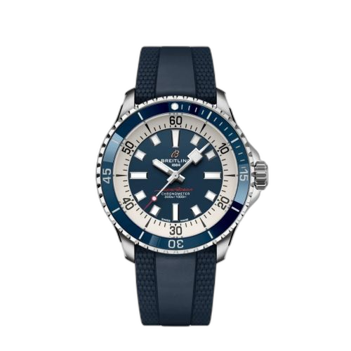 SuperOcean Automatic 42 Stainless Steel / Blue / Rubber