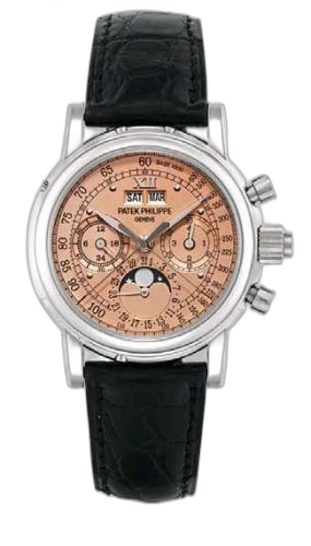 Perpetual Calendar Split Seconds Chronograph 5004G Salmon