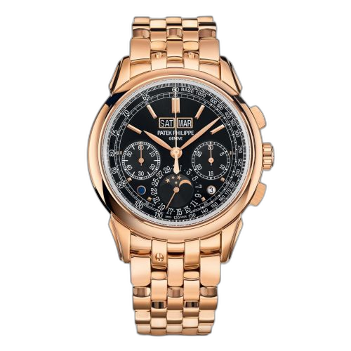 Perpetual Calendar Chronograph 5270 Rose Gold / Black / Bracelet