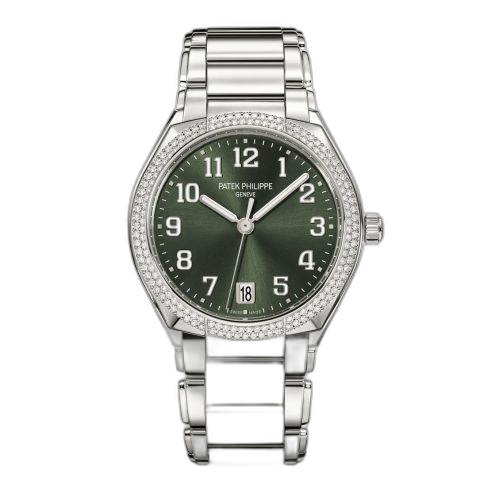 Twenty-4 Automatic Stainless Steel / Diamond / Olive Green