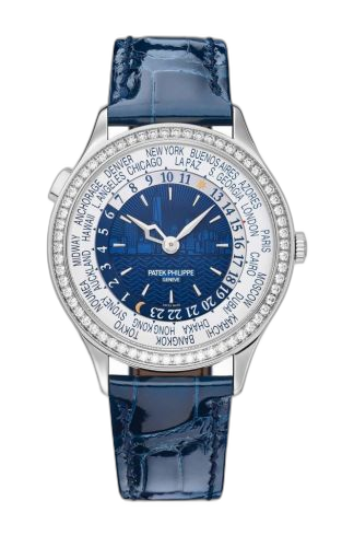 World Time 7130 White Gold New York