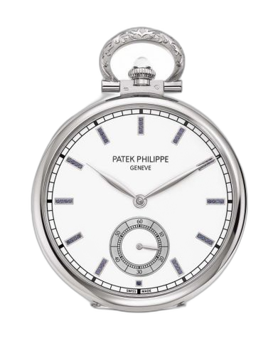 Pocket Watch Lepine White Gold / Mount Rushmore