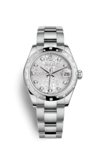 Datejust 31 Stainless Steel Domed Diamond / Oyster / Silver Computer
