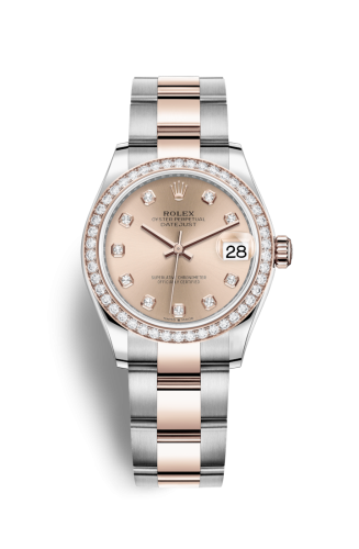 Datejust 31 Stainless Steel/ Rose Gold / Diamond / Rose - Diamond / Oyster