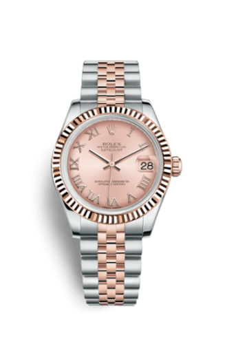 Datejust 31 Rolesor Everose Fluted / Jubilee / Pink Roman