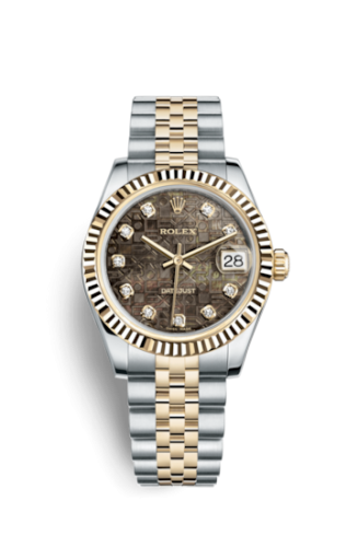 Datejust 31 Rolesor Yellow Fluted / Jubilee / Black MOP Computer