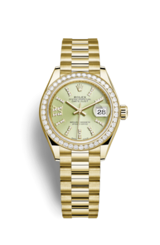 Lady-Datejust 28 Yellow Gold Diamond / President / Linden Diamonds