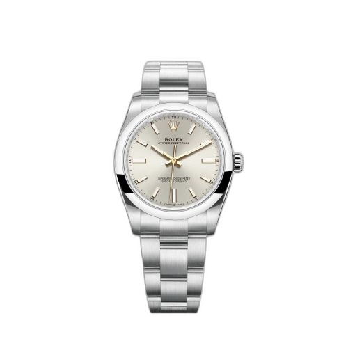 Oyster Perpetual 34 Stainless Steel / Silver