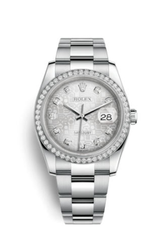 Datejust 36 Stainless Steel Diamond / Oyster / Silver Computer
