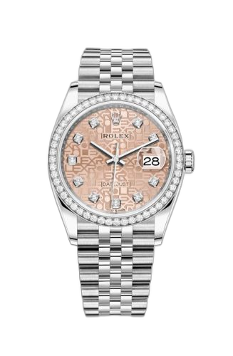 Datejust 36 Stainless Steel / Diamond / Pink Jubilee / Jubilee