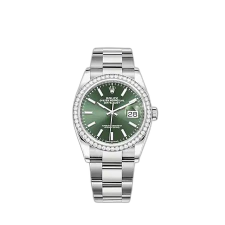 Datejust 36 Stainless Steel - Diamond / Green / Oyster