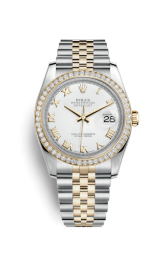 Datejust 36 Rolesor Yellow Diamond / Jubilee / White Roman