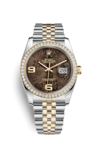 Datejust 36 Rolesor Yellow Diamond / Jubilee / Bronze Floral