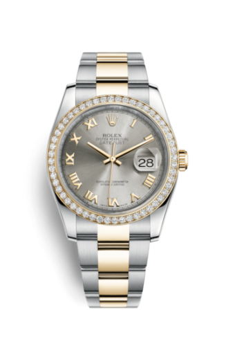 Datejust 36 Rolesor Yellow Diamond / Oyster / Steel Roman
