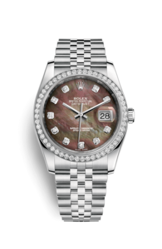 Datejust 36 Stainless Steel Diamond / Jubilee / Black MOP