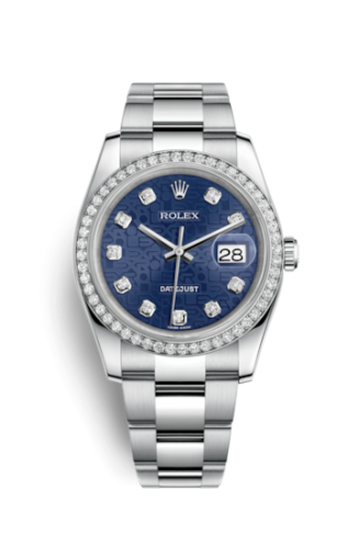 Datejust 36 Stainless Steel Diamond / Jubilee / Blue Computer
