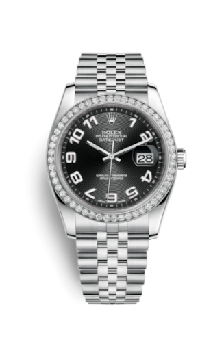 Datejust 36 Stainless Steel Diamond / Jubilee / Black Arabic
