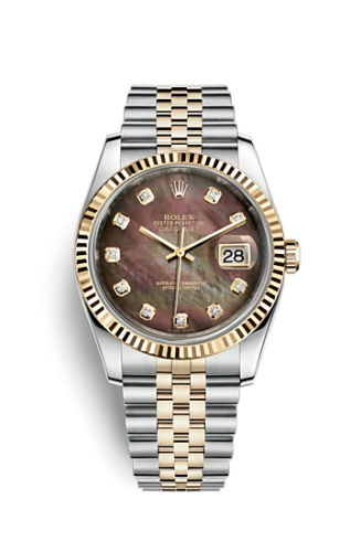 Datejust 36 Rolesor Yellow Fluted / Jubilee / Black MOP