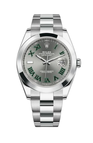 Datejust 41 Stainless Steel Smooth / Oyster / Slate Roman