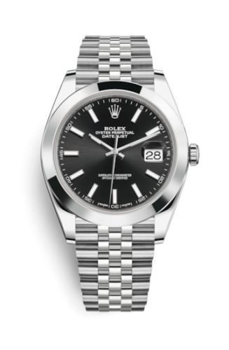 Datejust 41 Stainless Steel Smooth / Jubilee / Black