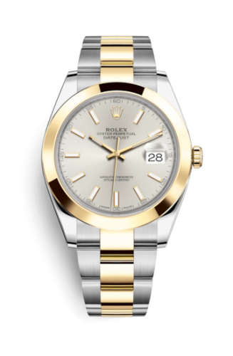 Datejust 41 Rolesor Yellow Smooth / Oyster / Silver