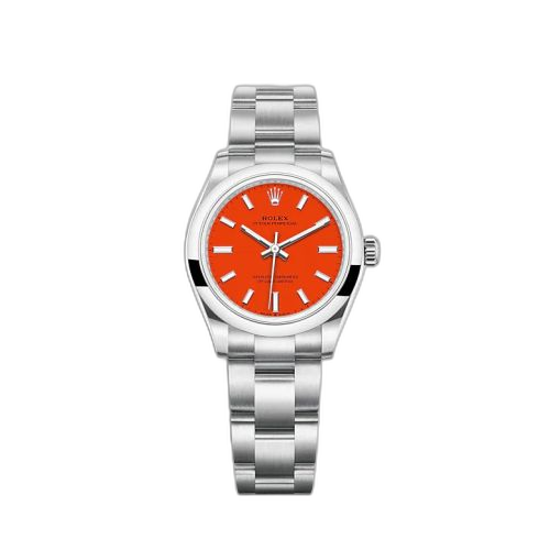 Oyster Perpetual 31 Stainless Steel / Red