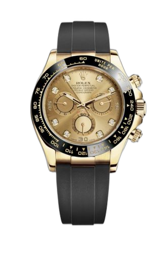 Cosmograph Daytona Yellow Gold / Cerachrom / Champagne Diamond / Oysterflex