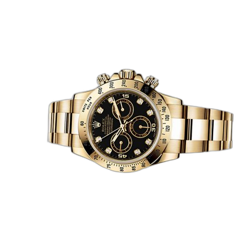 Cosmograph Daytona Yellow Gold / Black Diamond