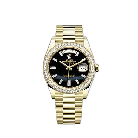 Day-Date 40 Yellow Gold - Diamond / Onyx