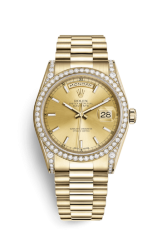 Day-Date 36 Yellow Gold Diamonds / President / Champagne Diamond
