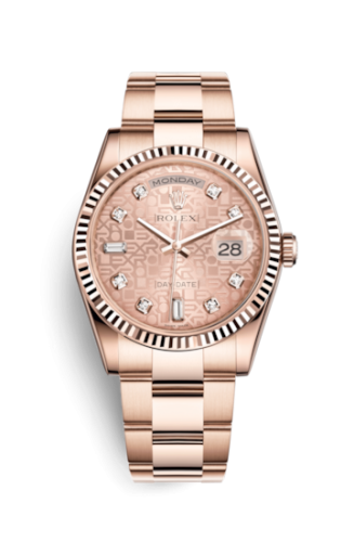 Day-Date 36 Everose Fluted / Oyster / Pink Computer