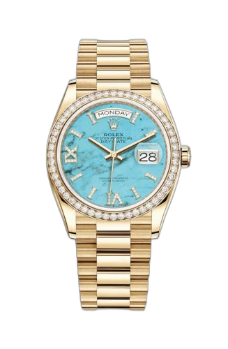 Day-Date 36 Yellow Gold / Diamond / Turquoise / President
