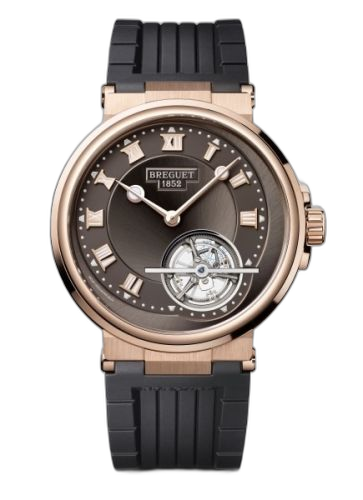 Marine Tourbillon 5577 Rose Gold / Slate / Rubber