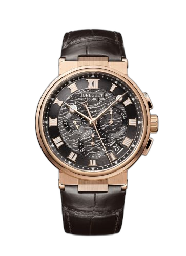 Marine Chronograph 5527 Rose Gold / Grey / Alligator