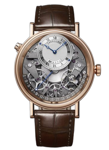 Tradition 7597 Quantième Rétrograde Rose Gold / Silver