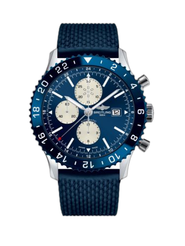 Chronoliner Stainless Steel / Blue / Rubber