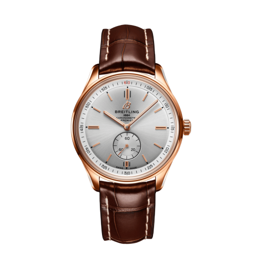 Premier Automatic 40 Red Gold / Silver / Croco Black / Folding